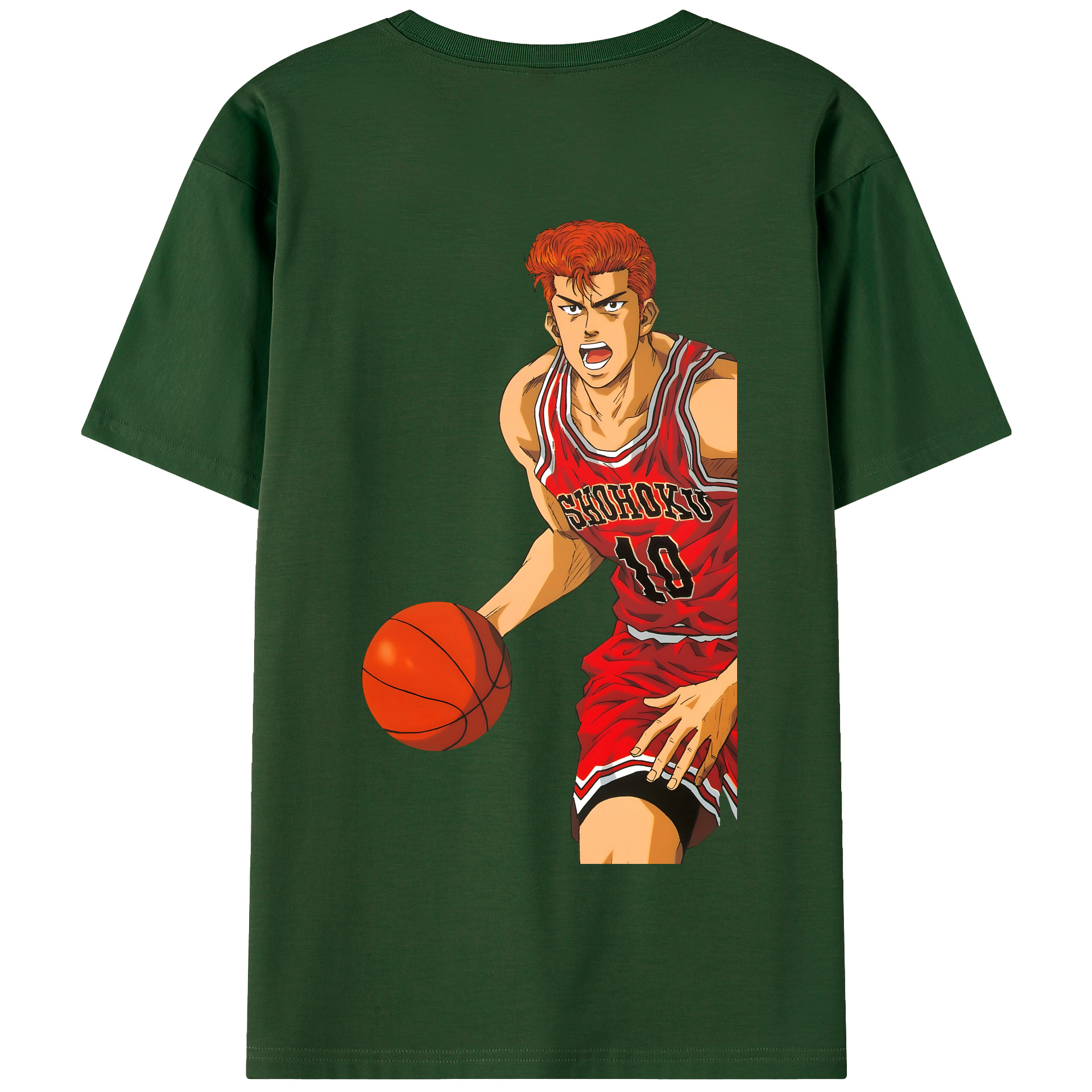 SLAM DUNK／スラムダンク 綿100％半袖Tシャツ（背面プリント）